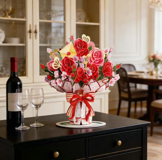 Artisan Forever Blooming Flower Roses Indoor Decor Display