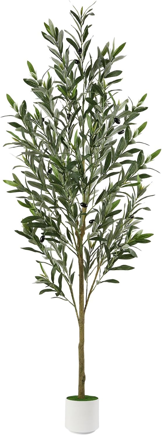 Botanical Artificial Olive Trunk Silk Home Decor Series