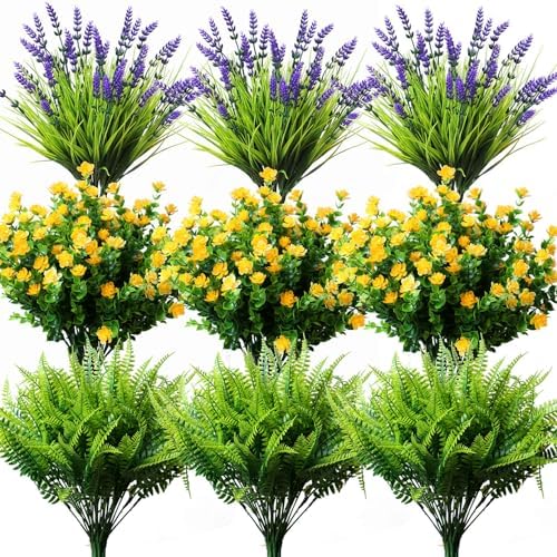 Lush Artificial Resistant Greenery UV Outdoor Decor Collection
