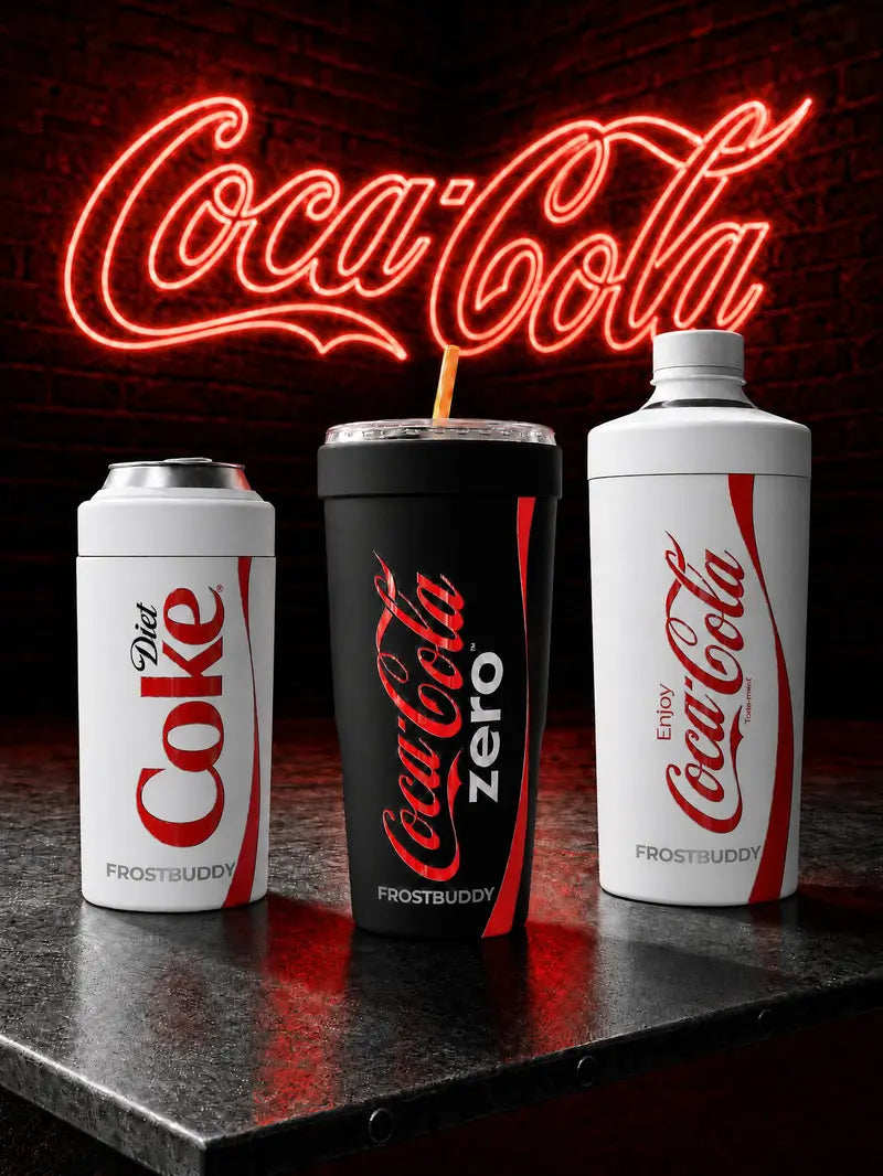 Stainless Steel Dual Wall Vacuum Sealed Drinkware - Universal Insulated Can Cooler