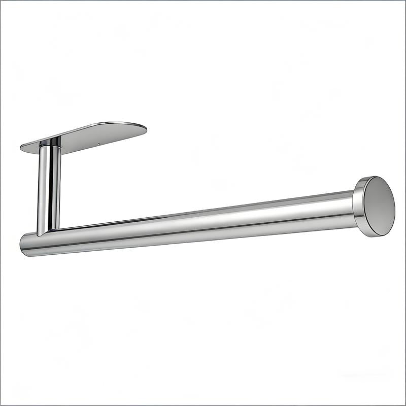 Self-Adhesive Paper Towel Holder Under Cabinet - SUS304 Stainless Steel Wall Mount Rack