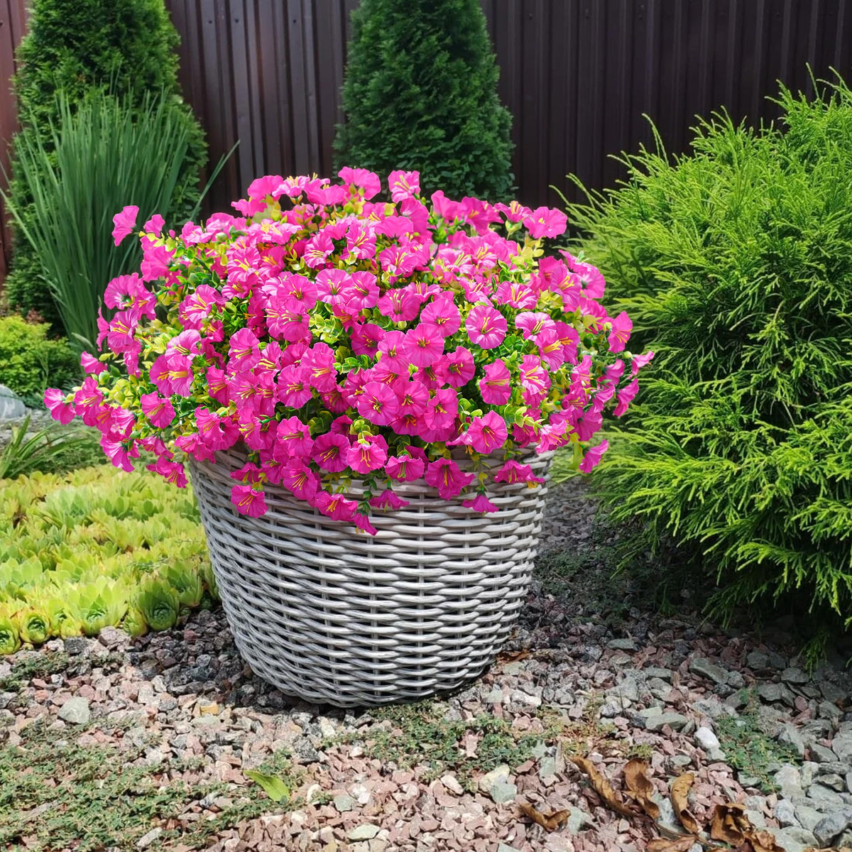 7 branches🔥Last Day 60% OFF🔥UV Resistant Artificial Petunias Flowers