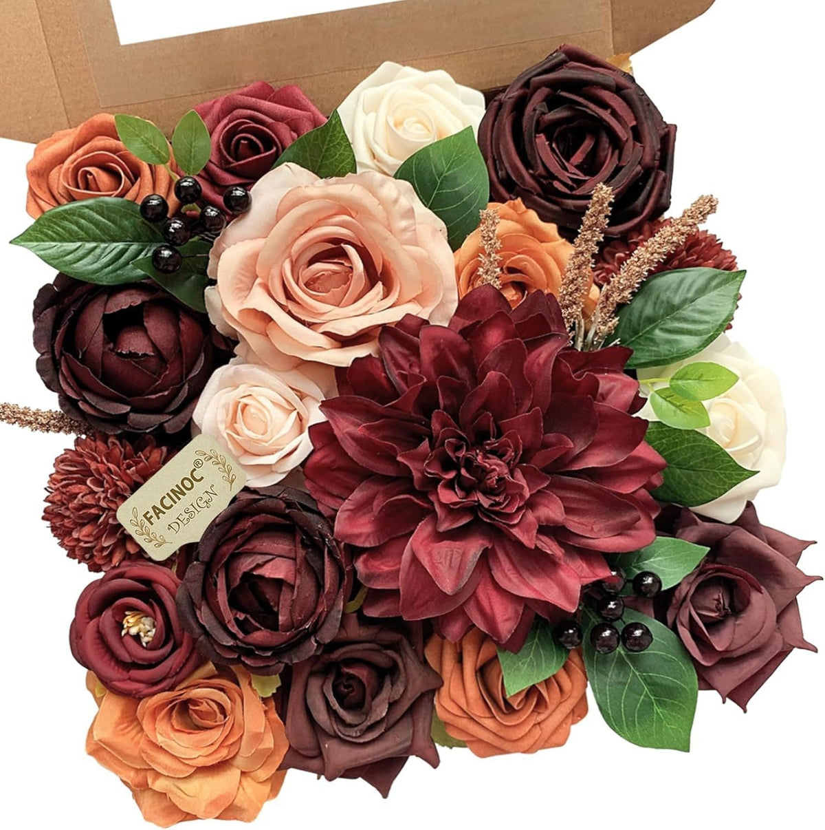 Sophisticated Pink Silk Peonies Roses Indoor Decor Kit