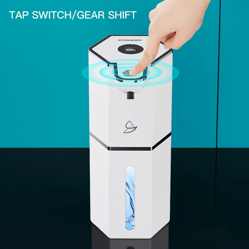 Touchless Foaming Soap Dispenser - 12oz USB Rechargeable with 4 Levels