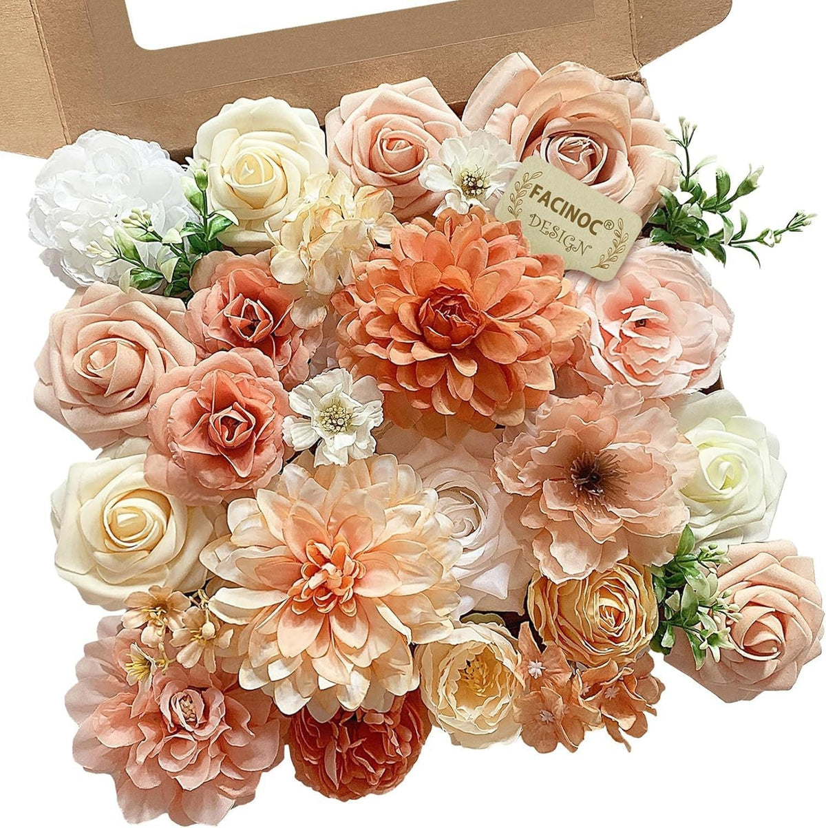 Sophisticated Pink Silk Peonies Roses Indoor Decor Kit
