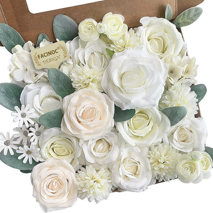 Sophisticated Pink Silk Peonies Roses Indoor Decor Kit
