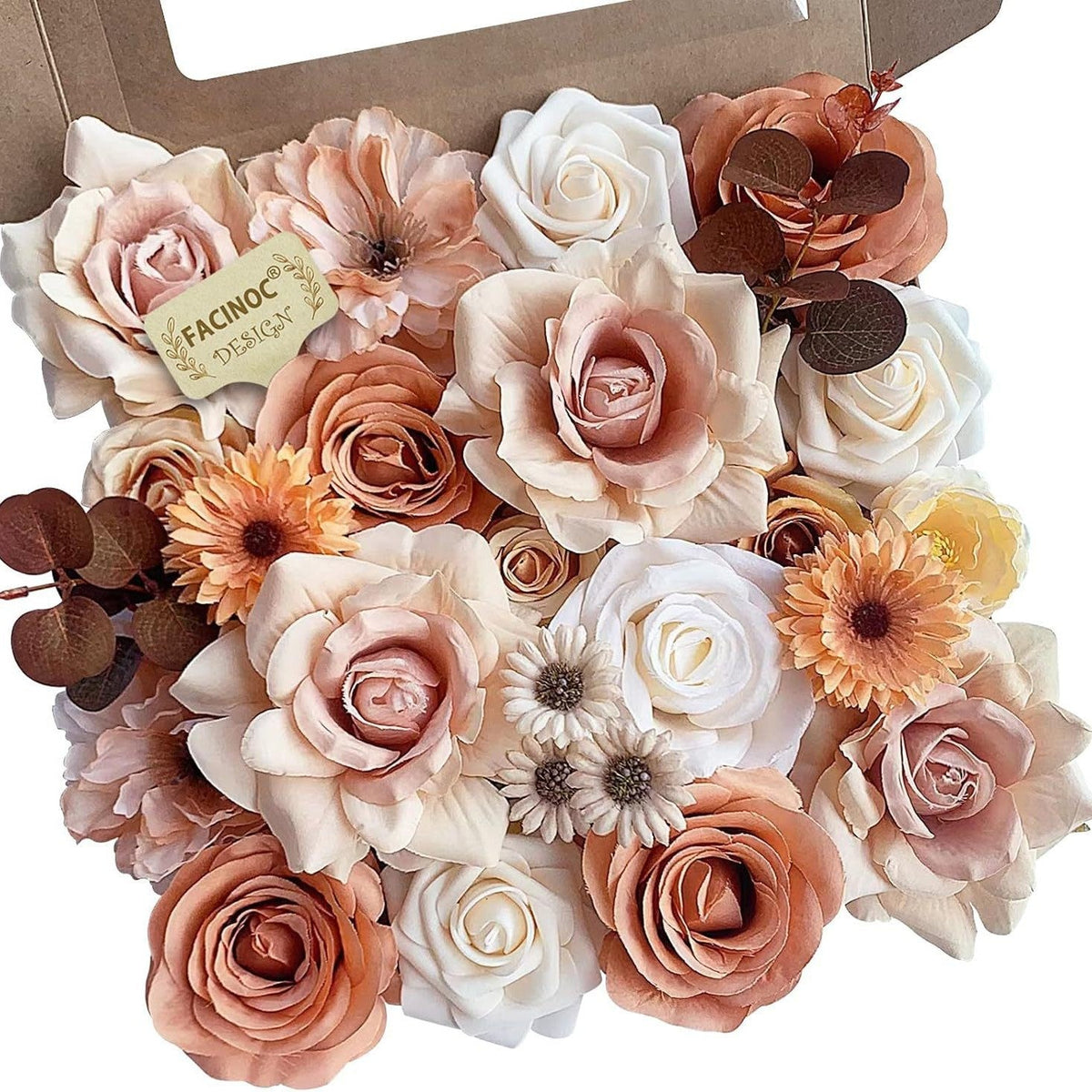Sophisticated Pink Silk Peonies Roses Indoor Decor Kit