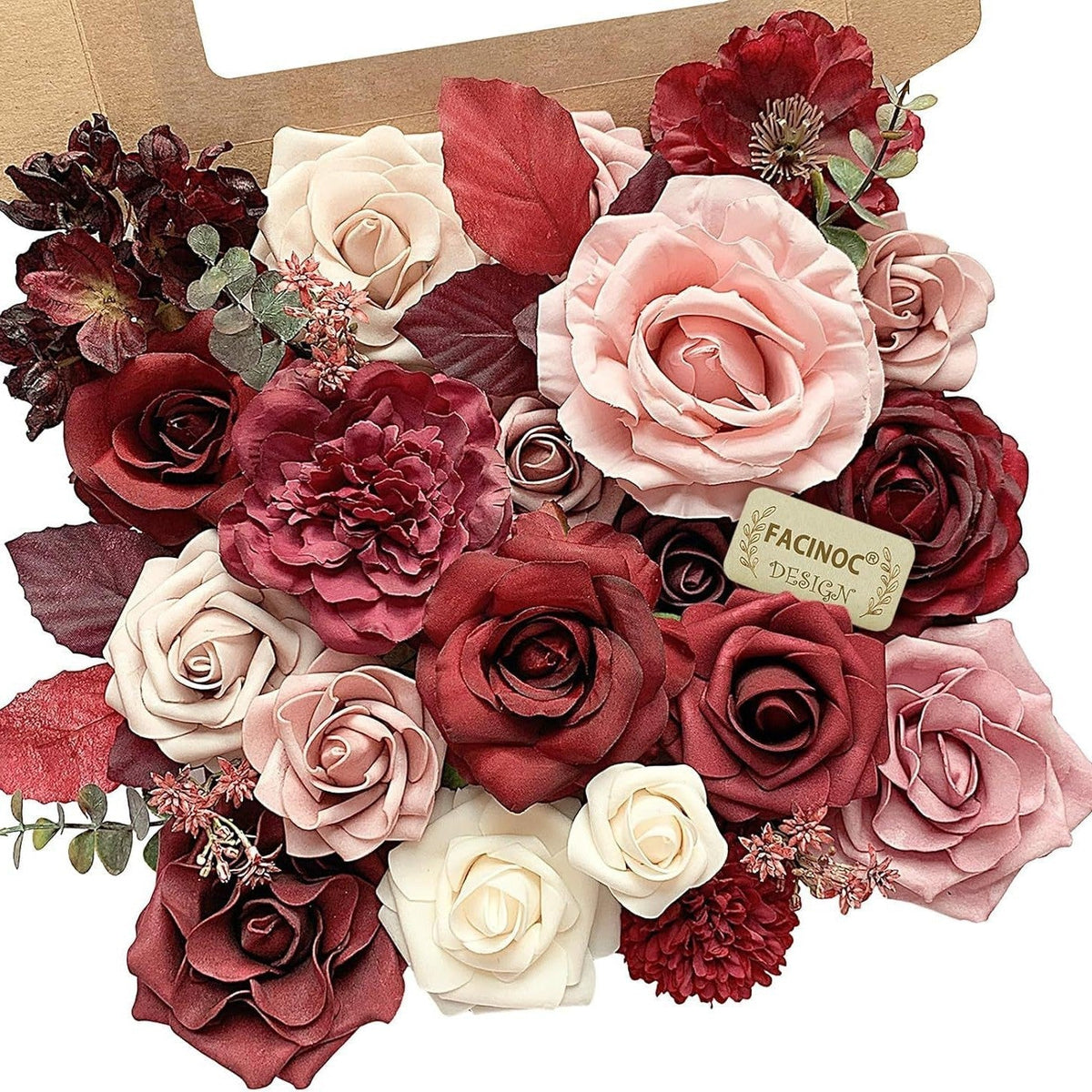 Sophisticated Pink Silk Peonies Roses Indoor Decor Kit