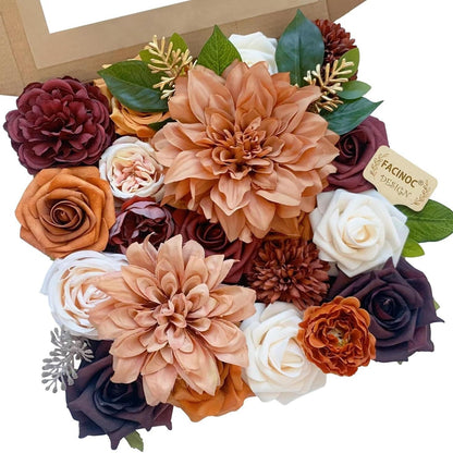 Sophisticated Pink Silk Peonies Roses Indoor Decor Kit