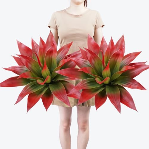 Festive Artificial Agave Resistant Succulents Home Decor Selection