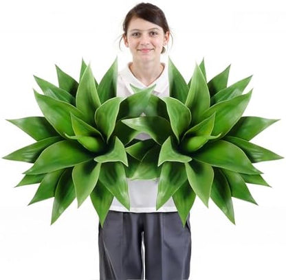 Botanical Artificial Blue Agave Plant Home Decor Arrangement