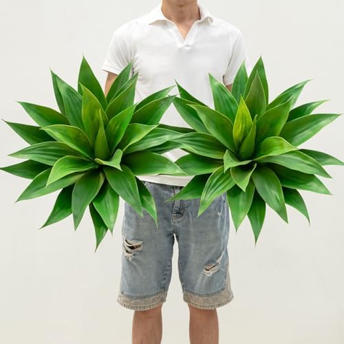 Premium Artificial Agave Large Kitchen Home Decor Bundle