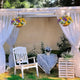 2 Pcs Autumn Pansy Artificial Hanging Flower Baskets for Front Porch, Garden and Patio Decor