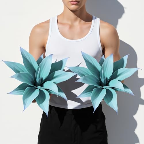 Festive Artificial Agave Resistant Succulents Home Decor Selection