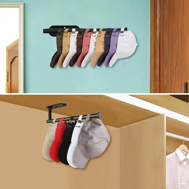 Self-Adhesive Paper Towel Holder Under Cabinet - SUS304 Stainless Steel Wall Mount Rack