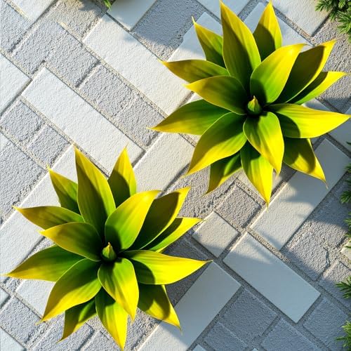 Festive Artificial Agave Resistant Succulents Home Decor Selection