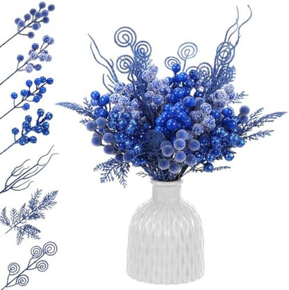 Sophisticated Gold Berry Picks Pine Holiday Decor Accent