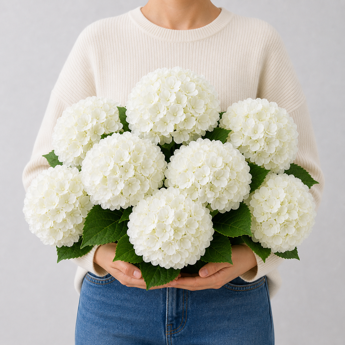Codex AIGC real hydrangea variant image - hydrangea - White - 8 bundles(🔥Bestselling) - 8 balls