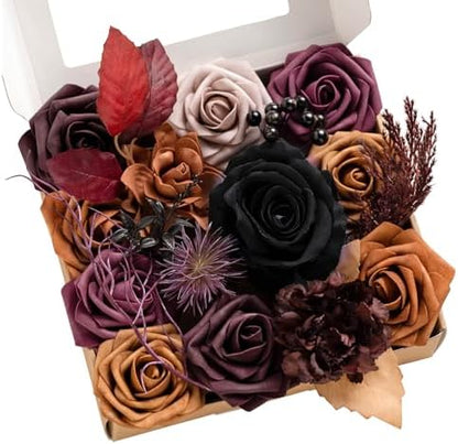 Refined Teal Burnt Orange Silk Home Decor Bundle