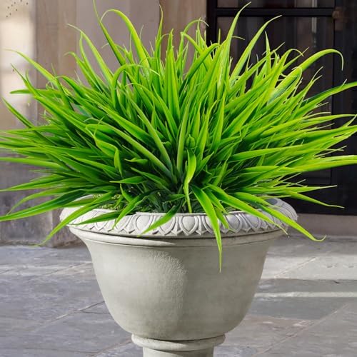 Refined Bundles Artificial Resistant Grass Outdoor Decor Set
