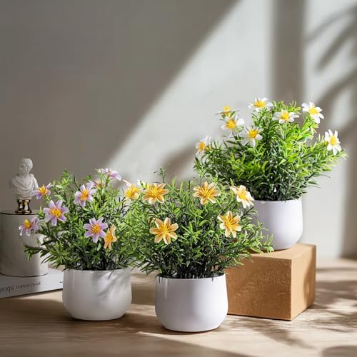Refined Small Artificial Potted Kitchen Home Decor Kit