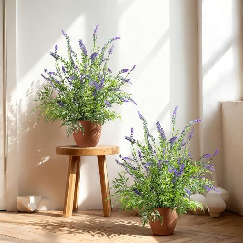 Serene Artificial Boston Fern Pots Home Decor Display
