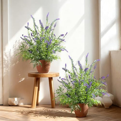 Serene Artificial Boston Fern Pots Home Decor Display
