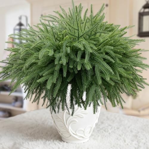 Elegant Real Touch Artificial Norfolk Holiday Decor Display