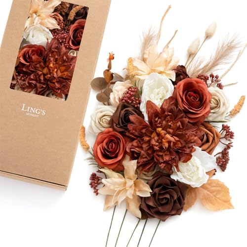 Refined Teal Burnt Orange Silk Home Decor Bundle
