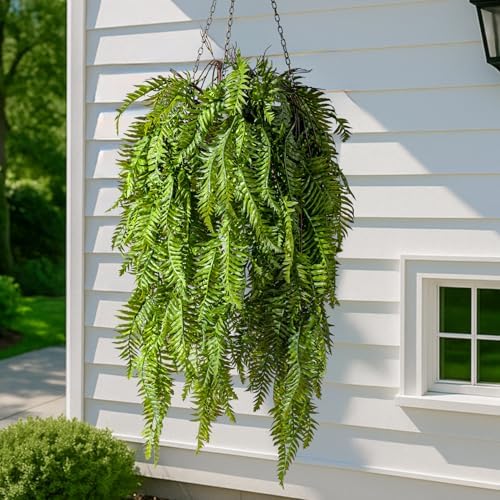 Decorative Artificial Hanging Monstera Resistant Indoor Decor Set