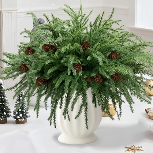 Classic Real Touch Norfolk Pine Holiday Decor Accent