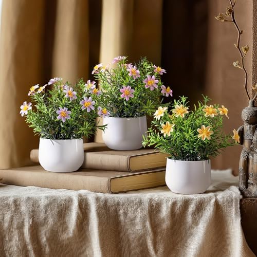 Refined Small Artificial Potted Kitchen Home Decor Kit