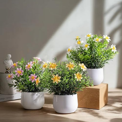 Refined Small Artificial Potted Kitchen Home Decor Kit