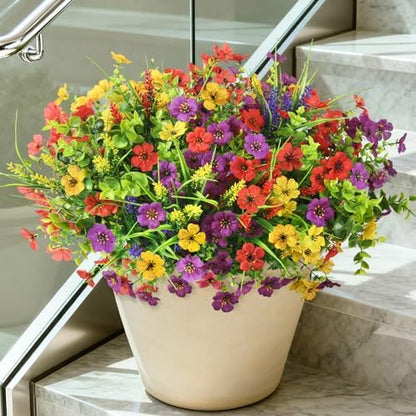 Lush Bundles Multicolor Rose Grass Home Decor Series