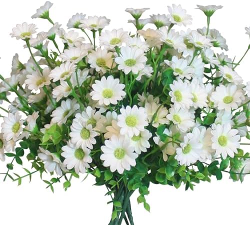 Deluxe Bundles Orange Chrysanthemum UV Home Decor Arrangement