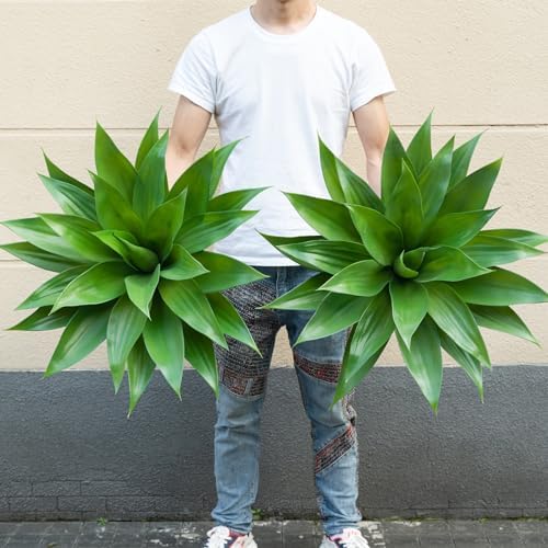 Premium Artificial Agave Large Kitchen Home Decor Bundle