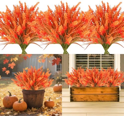 Stylish Bundles Artificial Lavender Resistant Outdoor Decor Selection