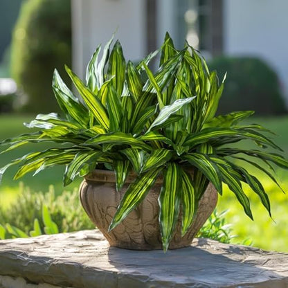 Elegant Artificial Bird Nest Fern Home Decor Arrangement