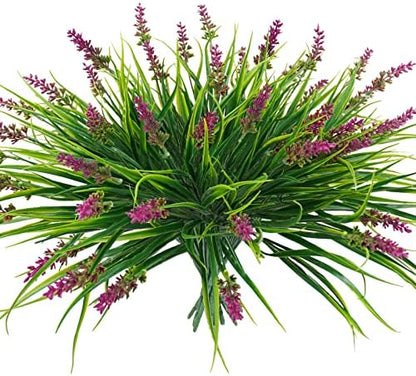 Stylish Bundles Artificial Lavender Resistant Outdoor Decor Selection
