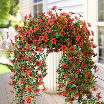 Vibrant Artificial Hanging Eucalyptus Leaves Home Decor Assortment