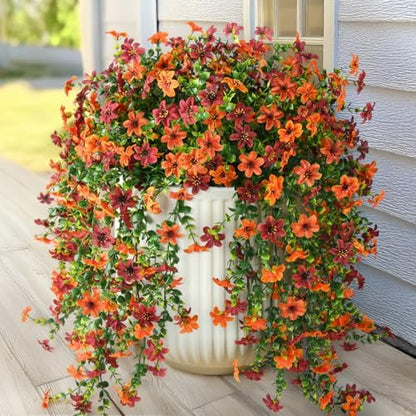 Vibrant Artificial Hanging Eucalyptus Leaves Home Decor Assortment