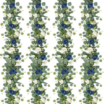 Realistic Artificial Eucalyptus Garland Style Outdoor Decor Selection