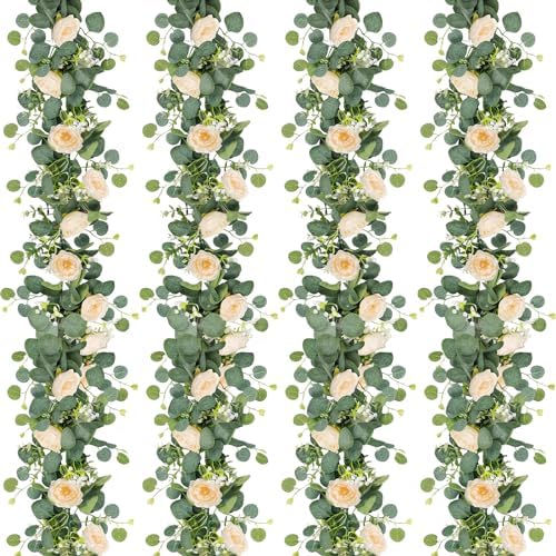 Realistic Artificial Eucalyptus Garland Style Outdoor Decor Selection