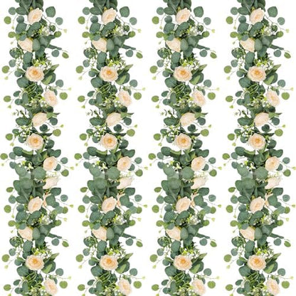 Realistic Artificial Eucalyptus Garland Style Outdoor Decor Selection