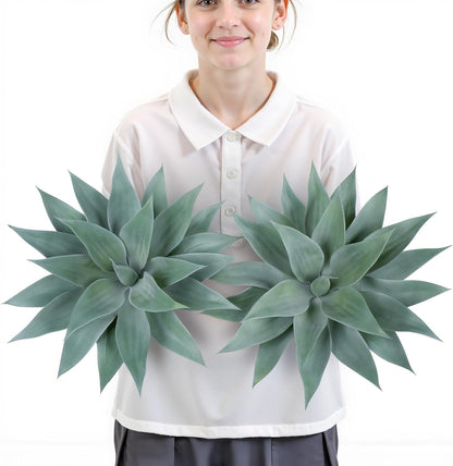Botanical Artificial Blue Agave Plant Home Decor Arrangement