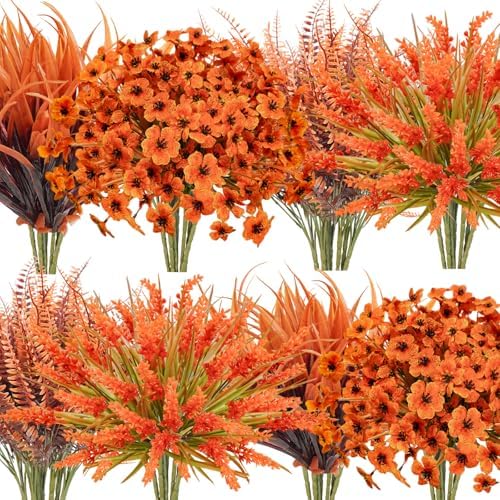 Natural Bundles Fall Artificial Lavender Home Decor Accent