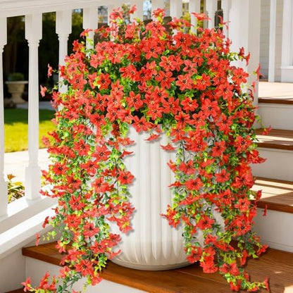 Vibrant Artificial Hanging Eucalyptus Leaves Home Decor Assortment