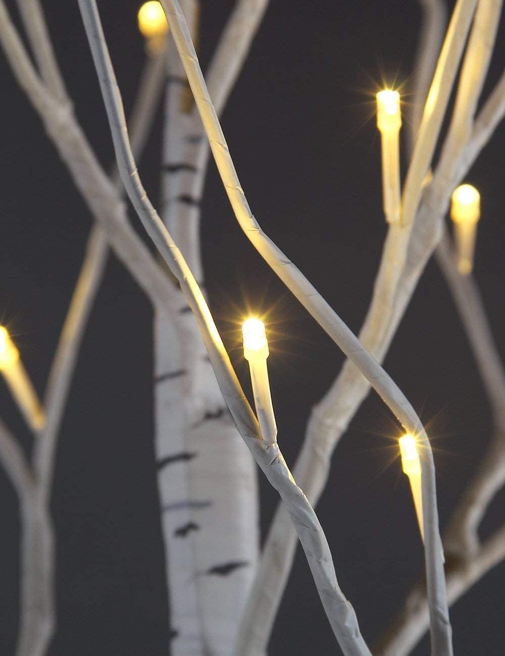Modern Artificial Illuminated Birch Led Home Decor Collection