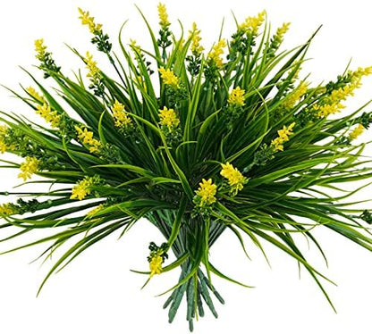 Stylish Bundles Artificial Lavender Resistant Outdoor Decor Selection