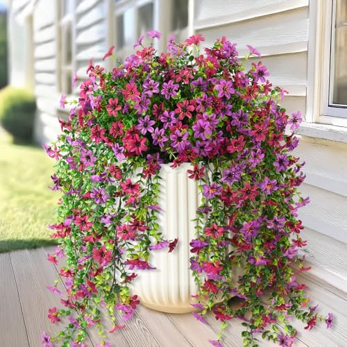 Vibrant Artificial Hanging Eucalyptus Leaves Home Decor Assortment